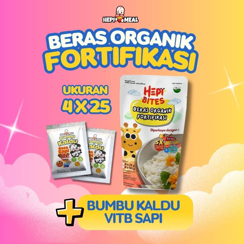 Beras Organik Fortifikasi FREE Bumbu Kaldu VITB SAPI