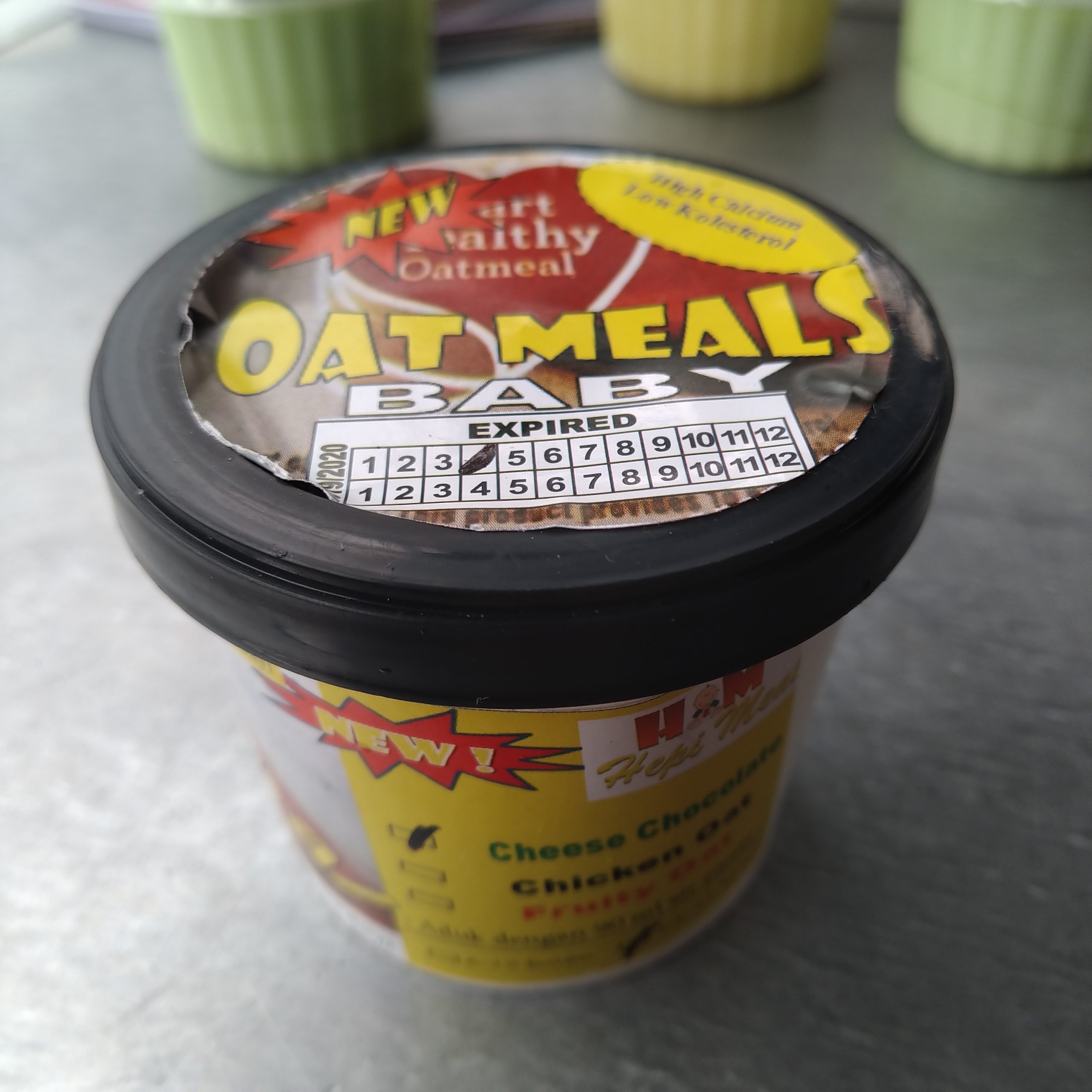Oatmeal kering kasar (12-24bulan)