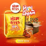 Hepi Bites Bol Ayam, Coklat, Keju 1 karton