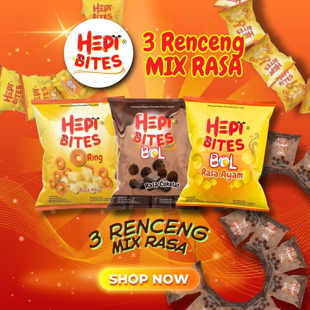 Hepi Bites Mix 3 Renceng