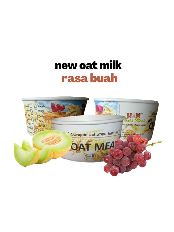 Oat Milk buah RTE ( siap makan )